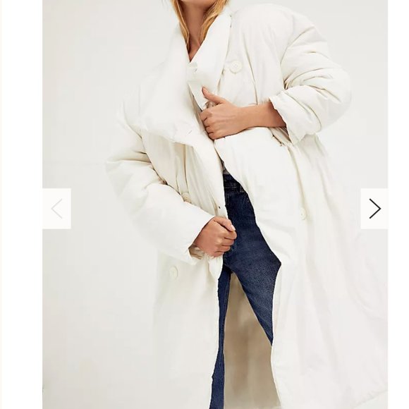FREE PEOPLE Long Puffer Coat - Picture 4 of 13